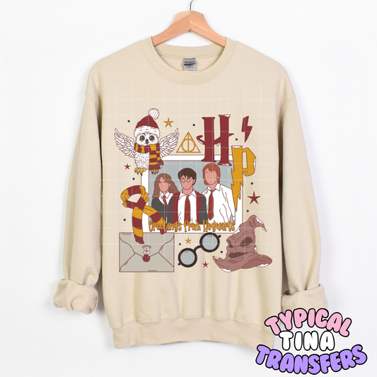 Wiz polaroid with elements | DTF Transfer | POD