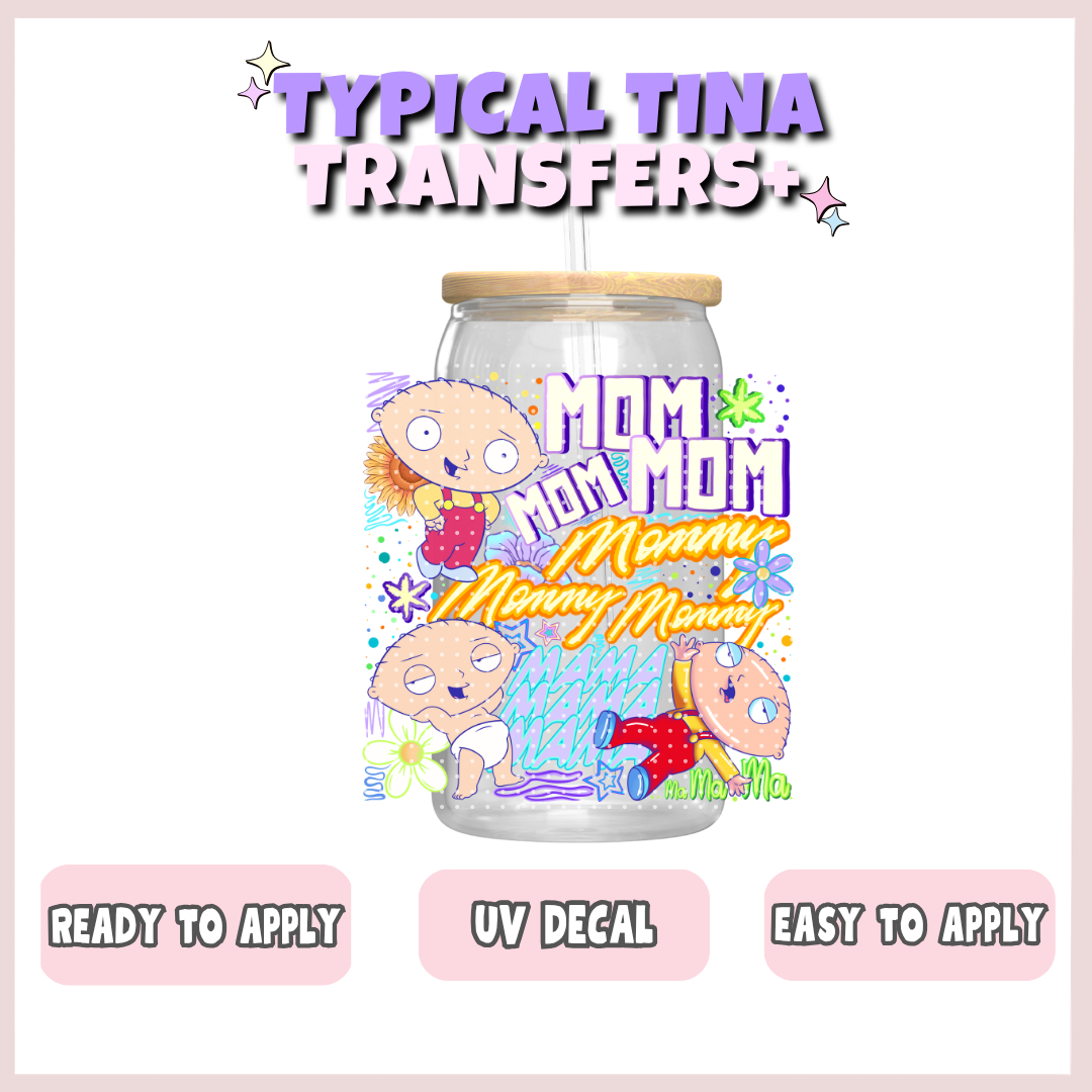 Mom Mom Mom stew | UV decals | POD