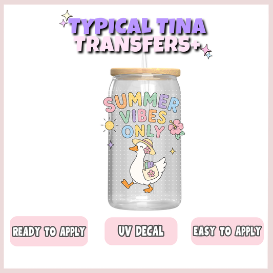 Goose Summer Vibes only | UV decals | POD