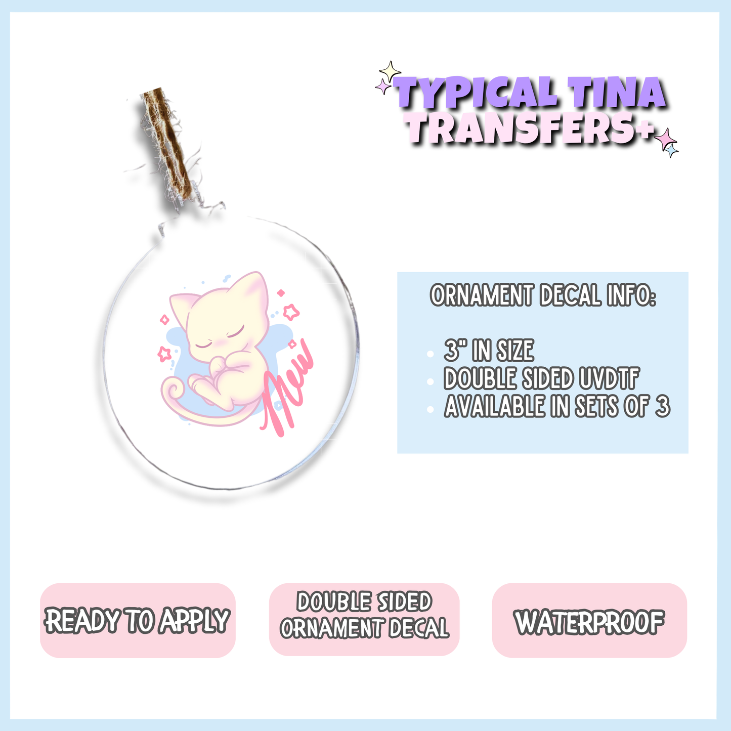 Fighting Characters | 3" Xmas Ornament | POD