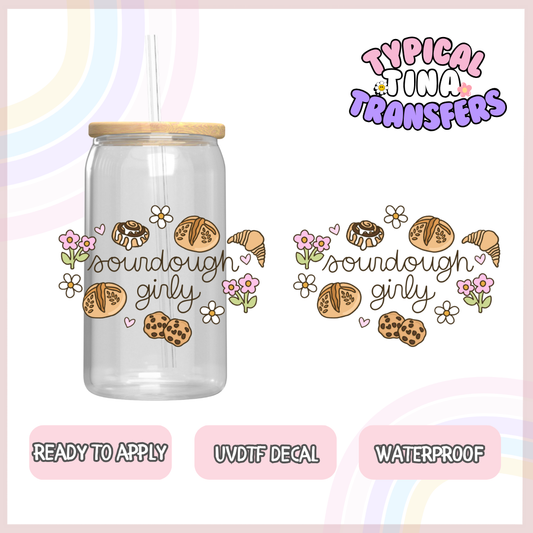 Sourdough girly | 4" - 6" decals | POD