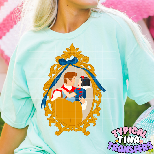 Mirror Snow and Charming (bright) | DTF Screen Print | POD