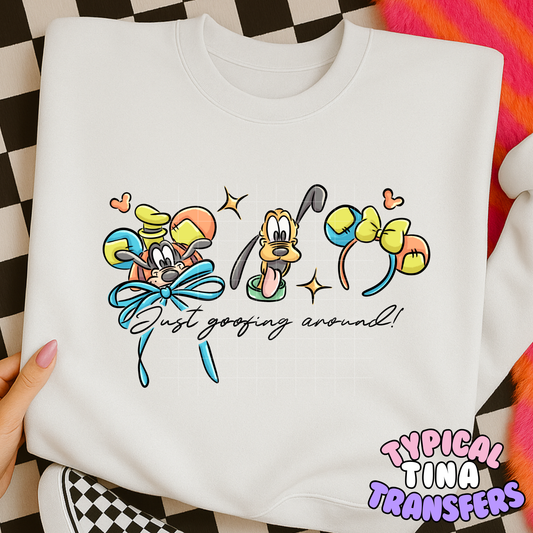 just goofing around Mouse hat | DTF Transfer | POD