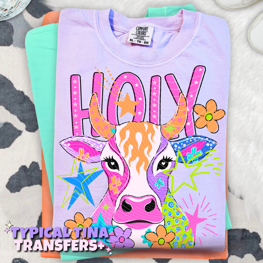 Holy Cow | DTF Transfers | POD