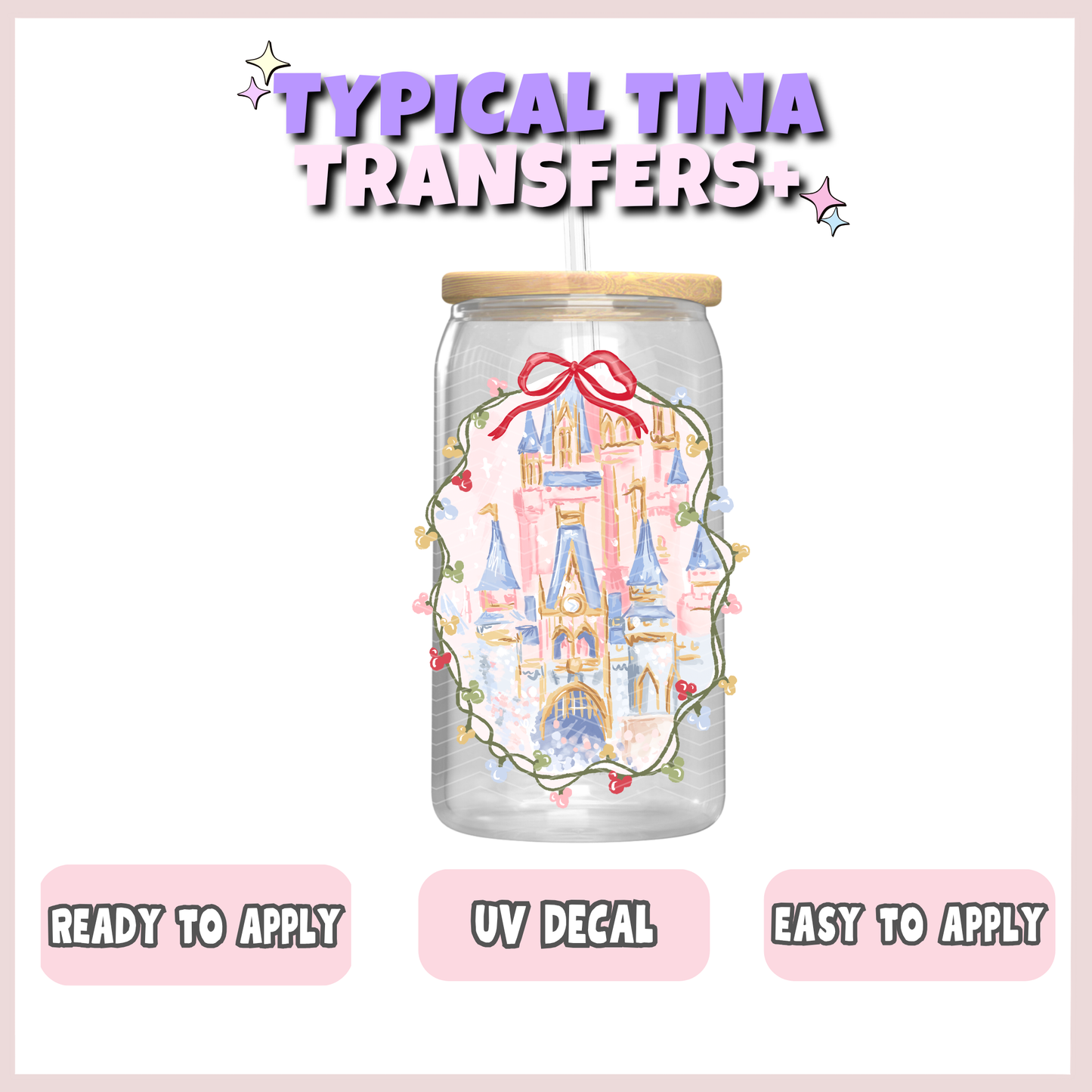 Magical Castle mouse lights | UV decals | POD