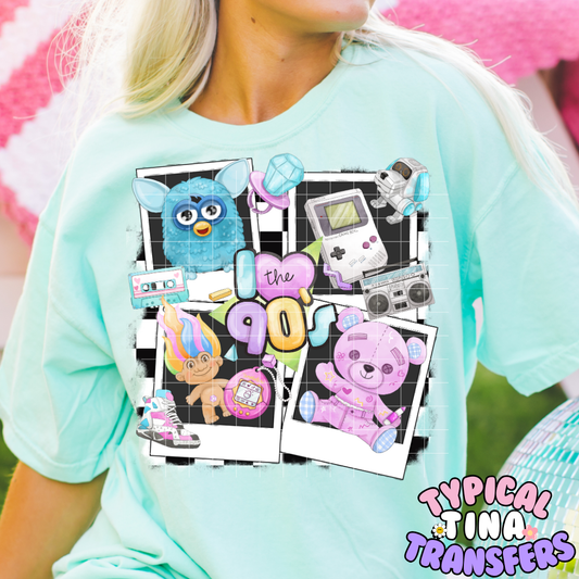 Polaroid 90's | DTF Screen Print | POD