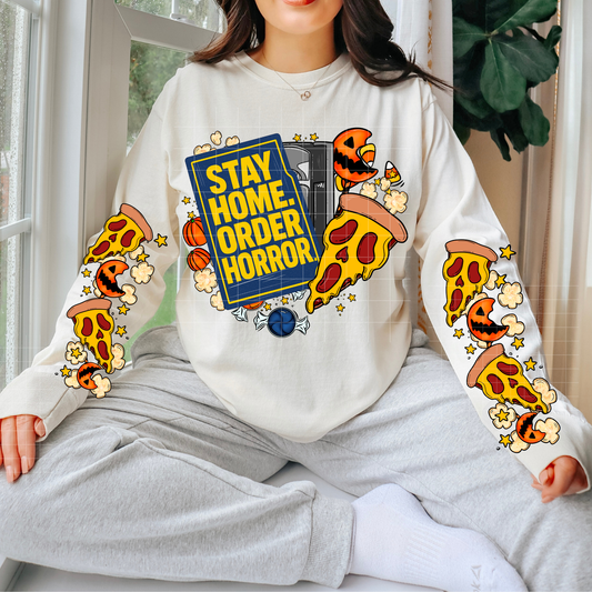 Stay home order horror | DTF Transfer | POD