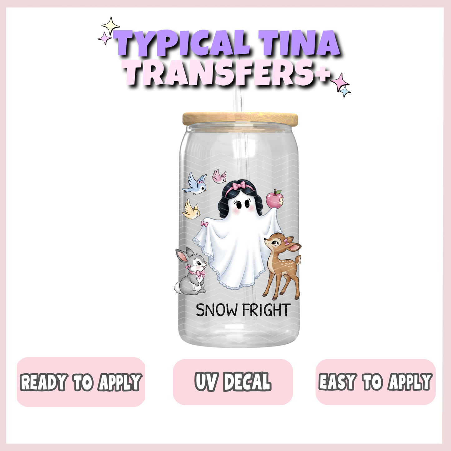 Spooky Ghost princesses | UV decals | POD