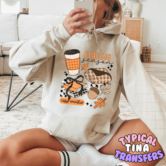 Reading Season | DTF Transfer | POD