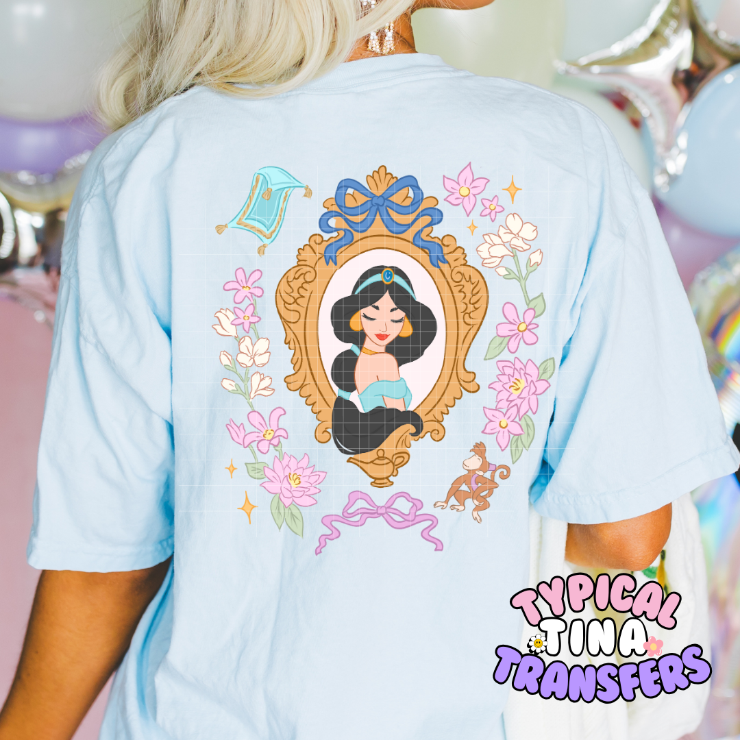 Jas - Dainty Frames | DTF Screen Print | POD - choose design