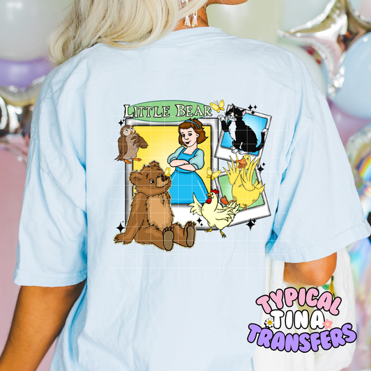 Polaroid Little Bear | DTF Screen Print | POD