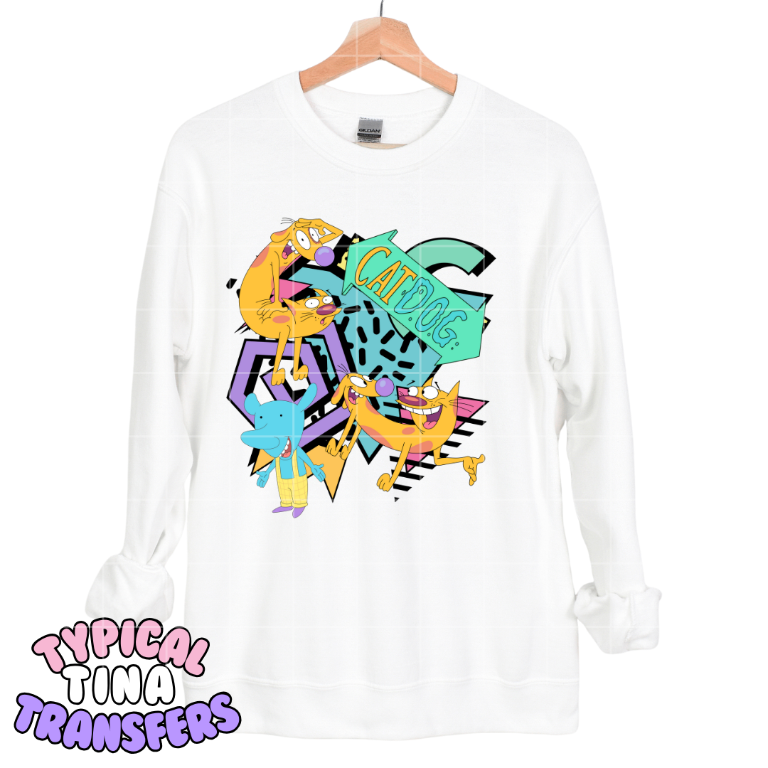 Retro - KatDog opt # 2 | DTF Transfers | POD