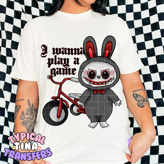 LaFu I wanna play a game | DTF Transfer | POD