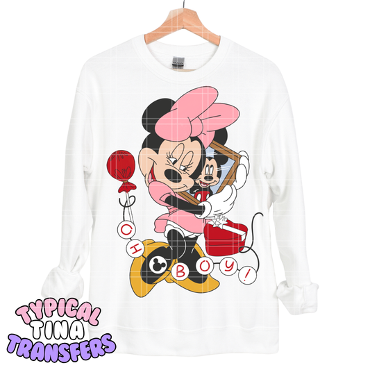 Oh Boy M&M | DTF Transfers | POD - choose design