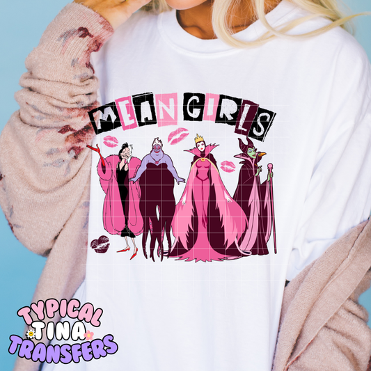 Mean Girls 4 Villains | DTF Transfer | POD