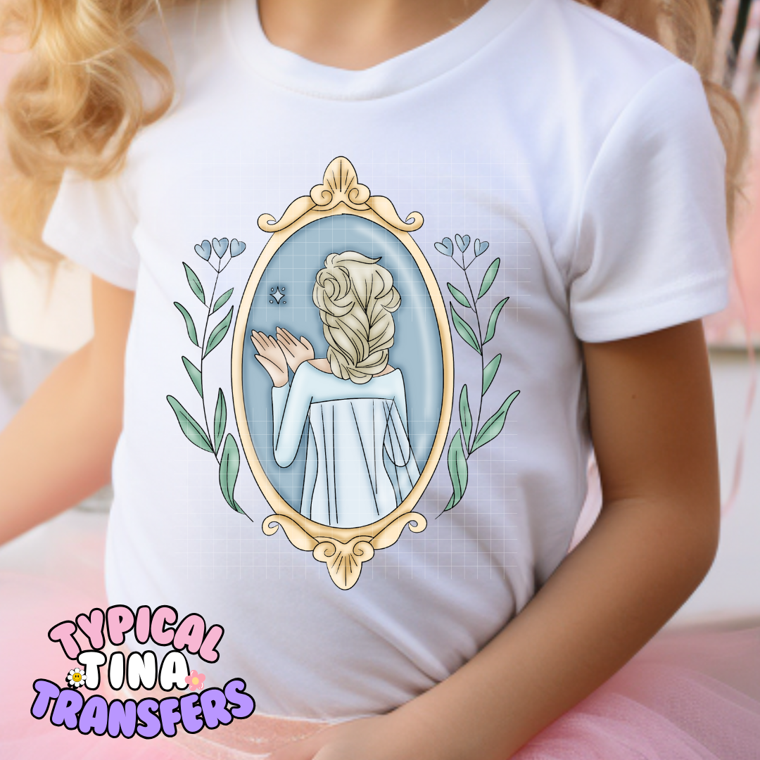 Princess Mirror E | DTF Screen Print | POD