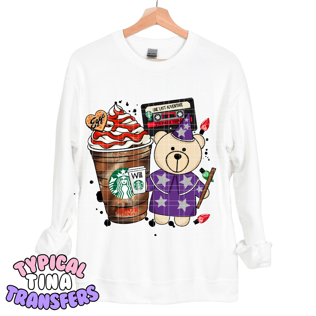 ST & Starbies Bear Mash up | DTF Transfers | POD