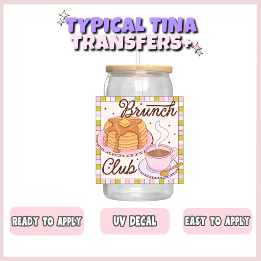 Brunch club | UV decals | POD