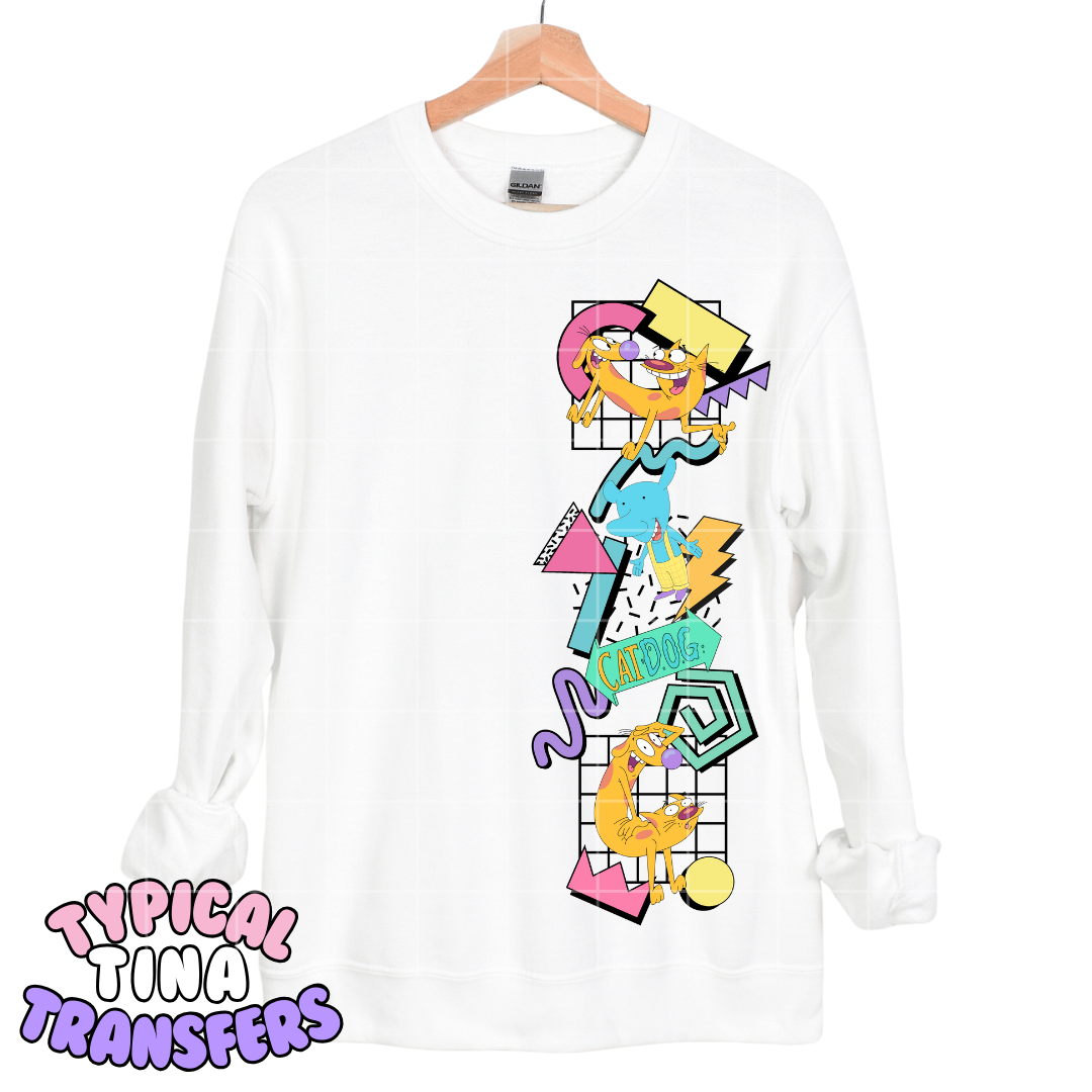 Retro - KatDog opt # 2 | DTF Transfers | POD