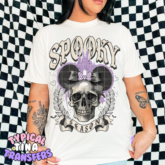 Spooky Season Mouse Ears | DTF Transfer | POD