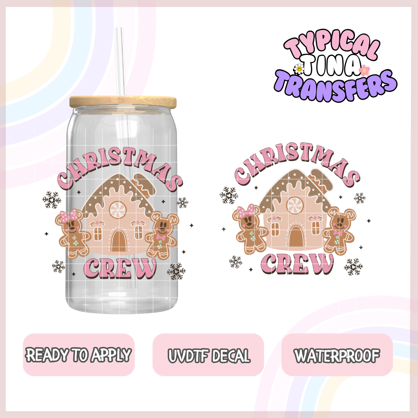 UVDTF Decal | 3"-4" decals | POD