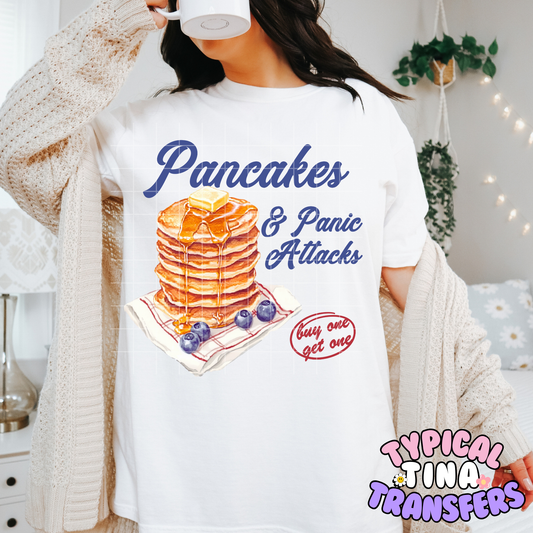 Pancakes and panic attacks | DTF Transfer | POD