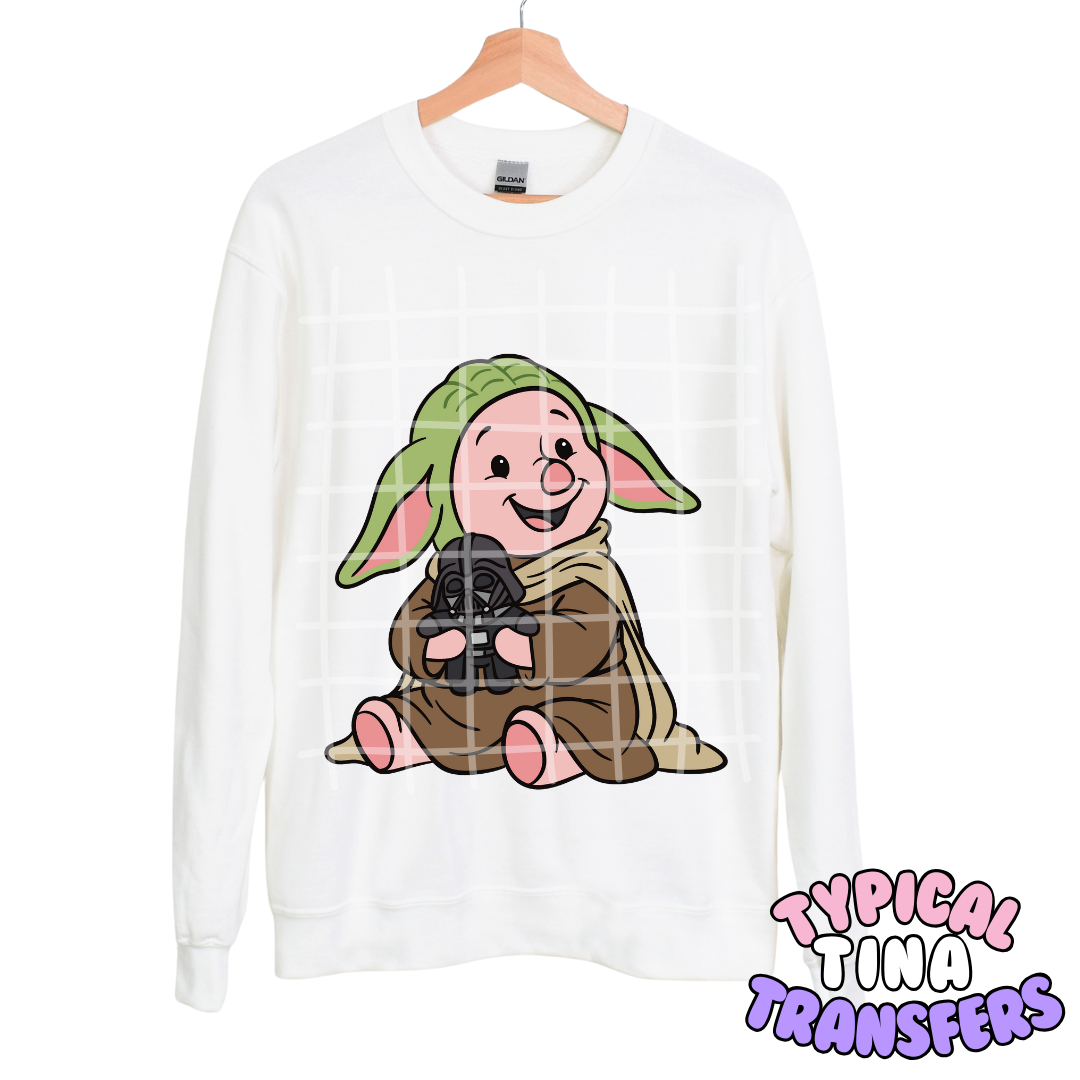 SW - Piglet as Y | DTF Transfers | POD