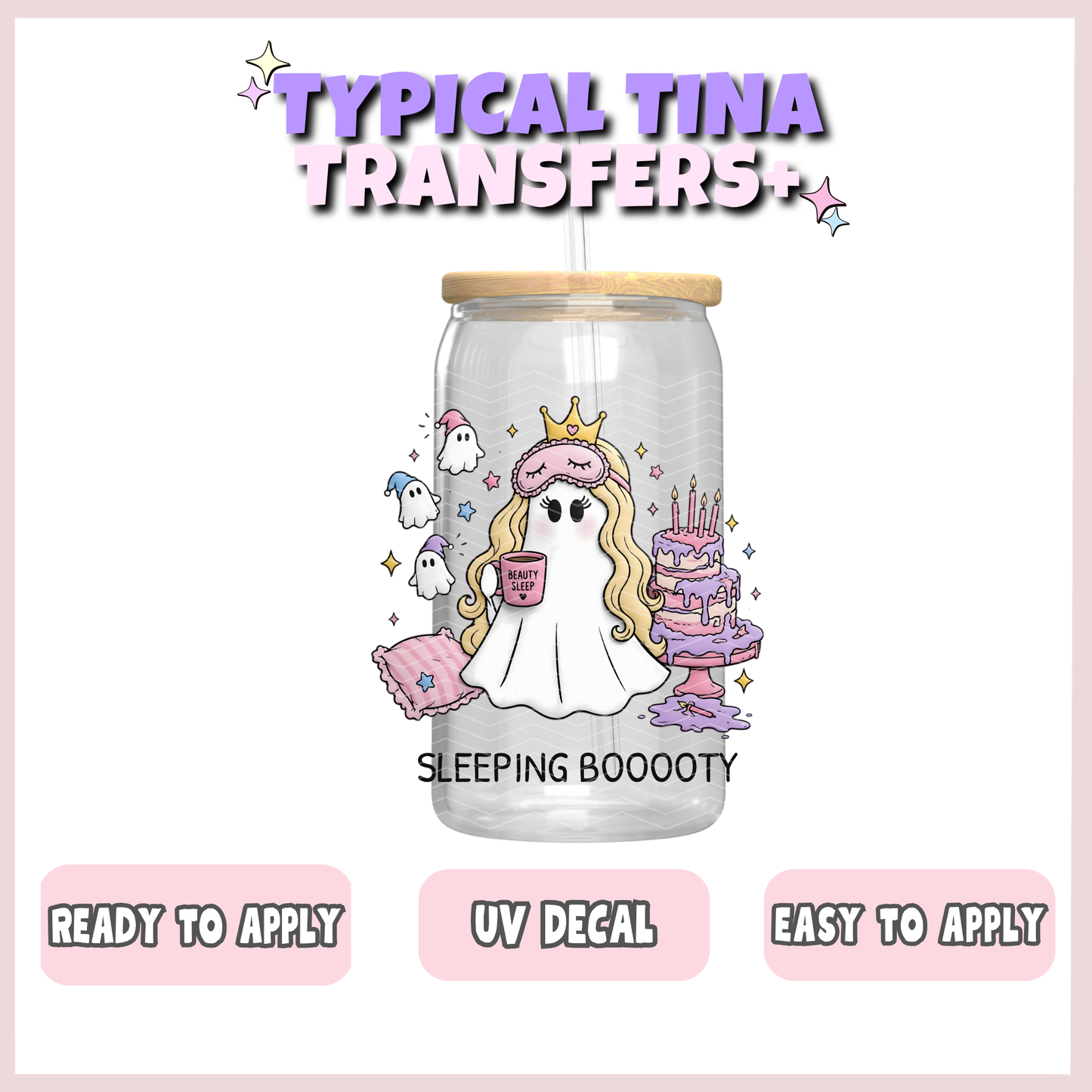 Spooky Ghost princesses | UV decals | POD