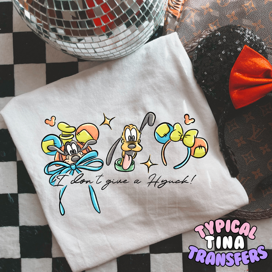 I don't give a hyuck Mouse hat | DTF Transfer | POD