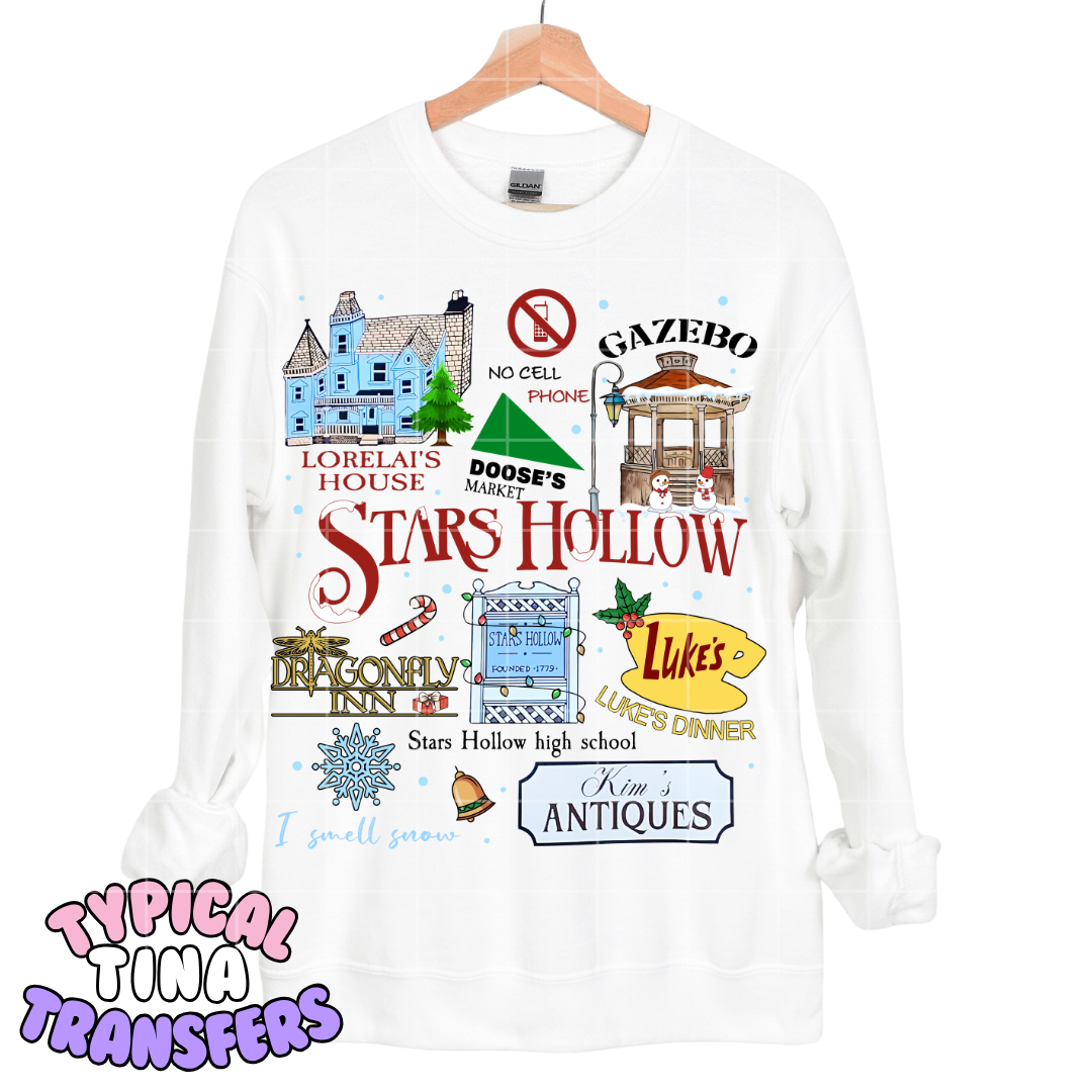 stars hollow (winter)   | DTF Transfers | POD