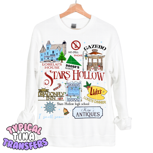 stars hollow (winter)   | DTF Transfers | POD