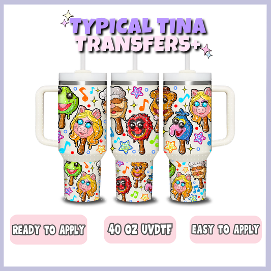 Muppet popsicle | 40oz UVDTF Wrap | POD