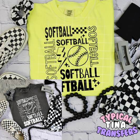 Softball | DTF Transfers | POD