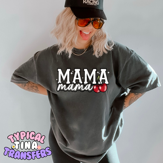 Mamax2 cherries | DTF Transfer | POD