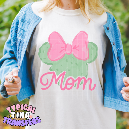 Garden Mouse Mom | DTF Transfer | POD