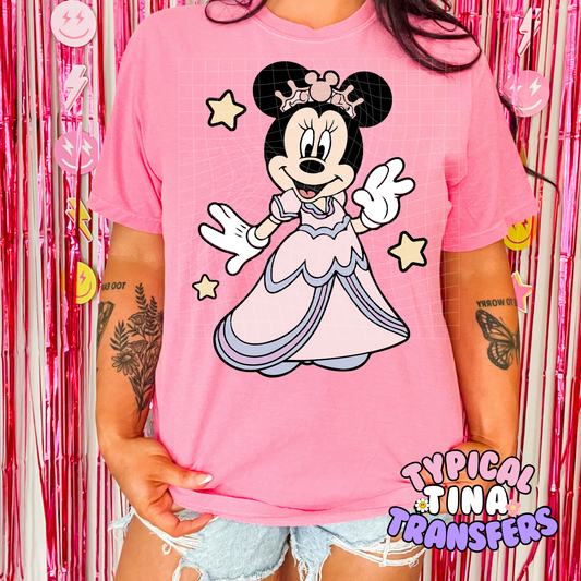Princess Mouse | DTF Screen Print | POD