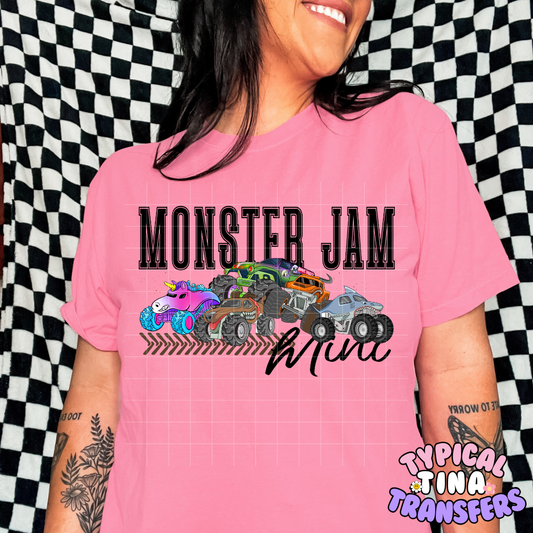 Monster Trucks #16 | DTF Screen Print | POD