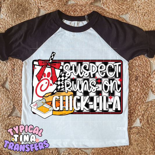 Suspect chick-A | DTF Transfer | POD