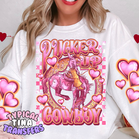 Pucker Up Cowboy | DTF Transfers | POD