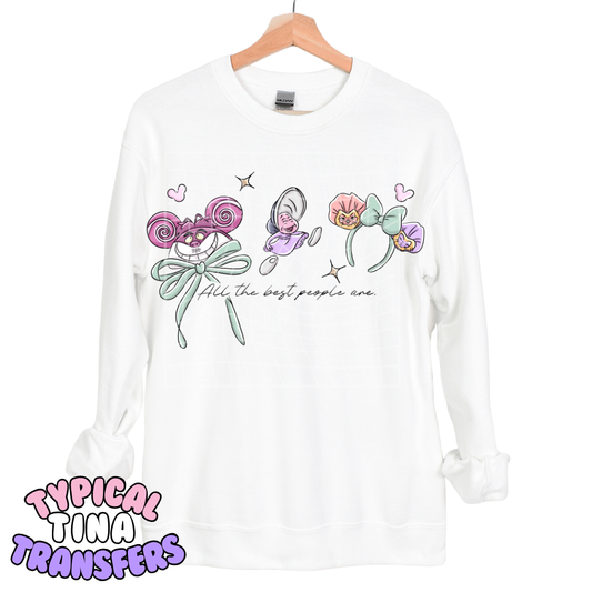 Alice - Cat and Clam mouse ears | DTF Transfers | POD