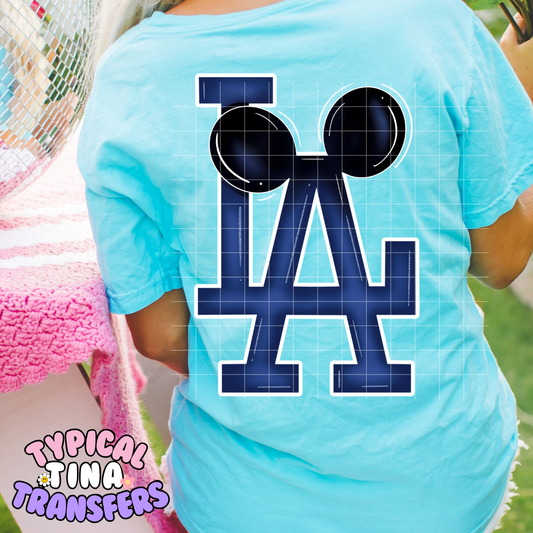 LA Mouse Ears | DTF Screen Print | POD