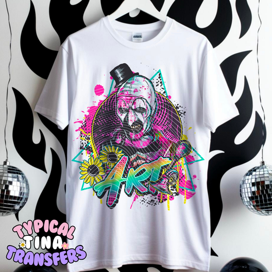 Bold Clown Art | DTF Transfer | POD