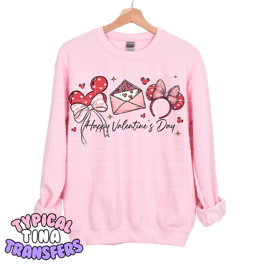 Vday Mouse ears | DTF Transfers | POD