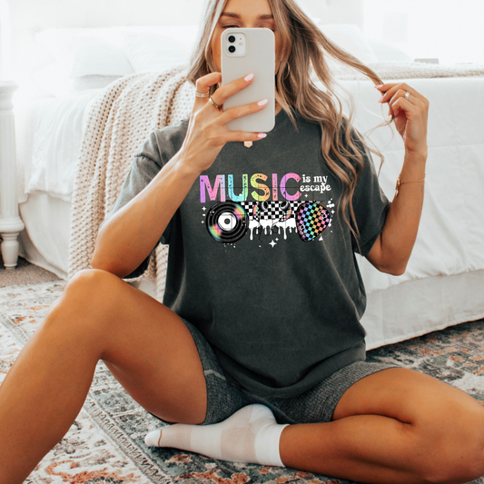 Music is my escape | DTF Transfer | POD