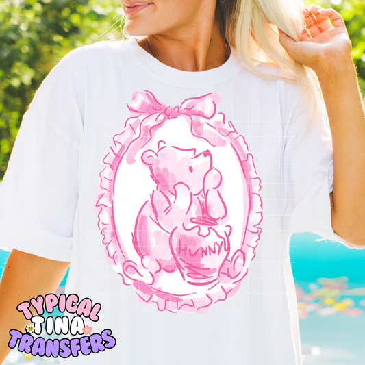 Frame Win Bear | DTF Transfer | POD