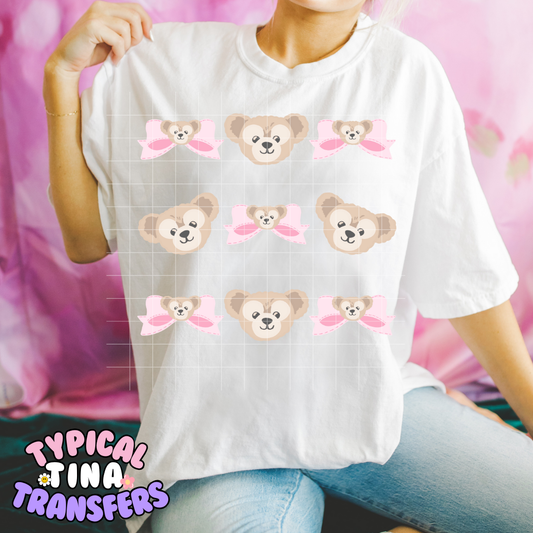 Teddy Coquette | DTF Transfer | POD - choose color