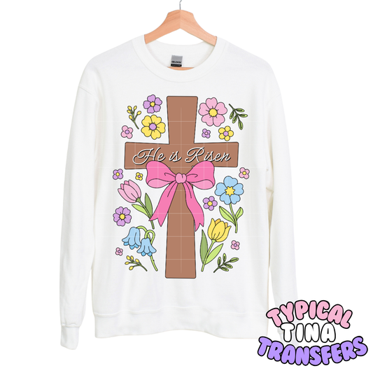 He is risen | DTF Transfers | POD