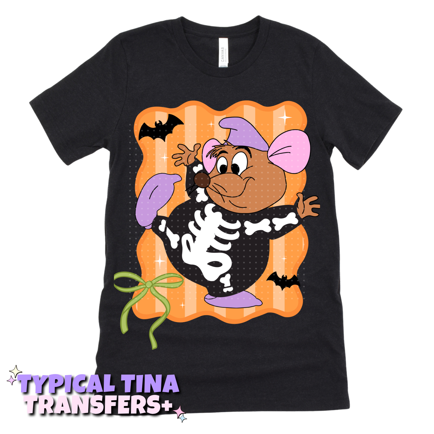 Sidekick Coquette Stripes Halloween | DTF Transfers | POD