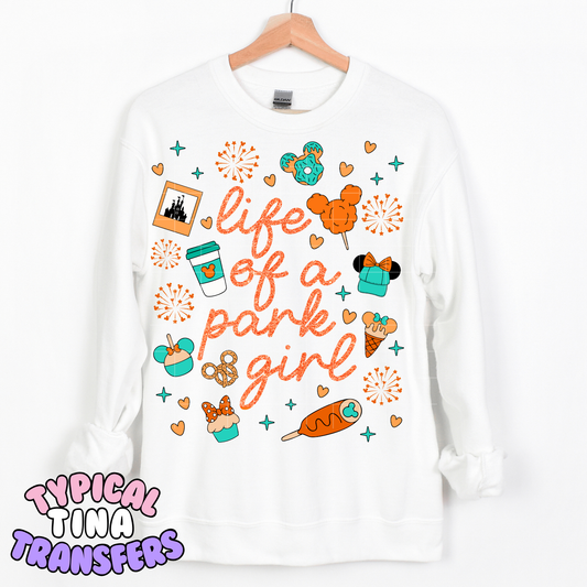 Life of a park girl (TS) | DTF Transfer | POD