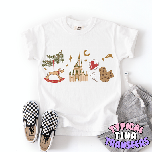 Classic Magical Christmas elments | DTF Transfer | POD